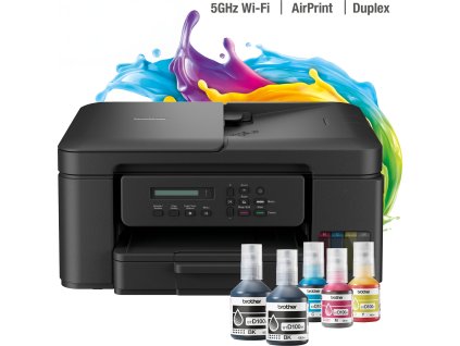 BROTHER inkoust DCP-T730DW / A4/ 17/16,5ipm/ 128MB/ 6000x1200/ copy+scan+print/ USB 2.0 / wifi / ADF / ink tank system