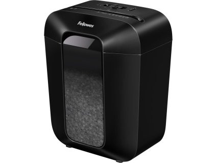 FELLOWES skartovač LX 41 M/ křížový řez 4x12 mm/ objem koše 17 l/ stupeň utajení P-4 (důvěrné)/ černý