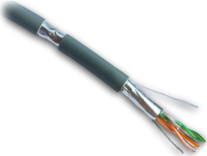 DATACOM FTP Cat5e kabel LSOH  305m (lanko) šedý