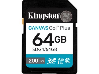 Kingston Canvas Go Plus/SDXC/64GB/UHS-I U3 / Class 10