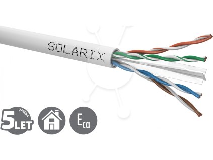 Instalační kabel Solarix CAT6 UTP PVC Eca 305m/box SXKD-6-UTP-PVC