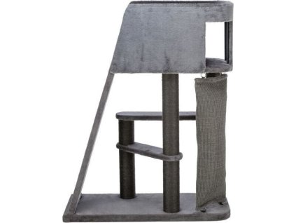 Škrabadlo ACTIVE, 96 x 38 / 122 cm, s lezeckou rampou, šedá