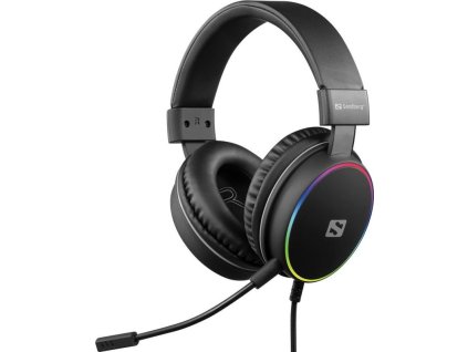 Sandberg herní sluchátka HeroBlaster, USB-A