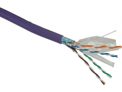 Solarix Kabel FTP drát c6 500m LS0H