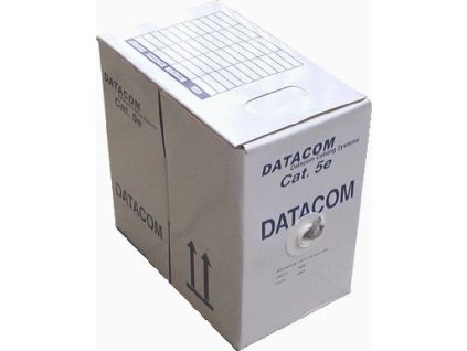 DATACOM kabel licna C5E UTP PVC 305m box červený