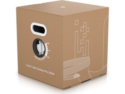 Ubiquiti UACC-Cable-C5e-Outdoor-Pro-305M-W - UniFi venkovní kabel, Cat5e, 305m