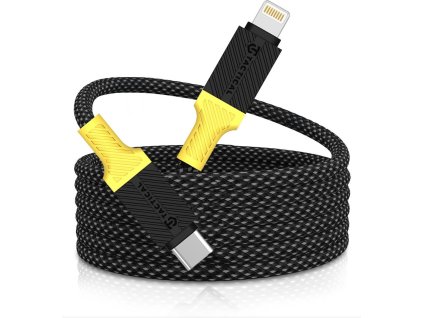Tactical MagRope USB-C/Lightning 1m Black/Yellow