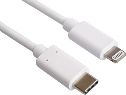 PremiumCord Lightning - USB-C™ USB nabíjecí a datový kabel MFi pro Apple iPhone/iPad, 1m