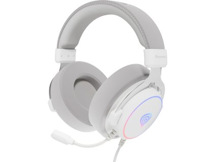 Herní sluchátka s mikrofonem Genesis NEON 764/7.1/USB/Drát/Stand/Bílá