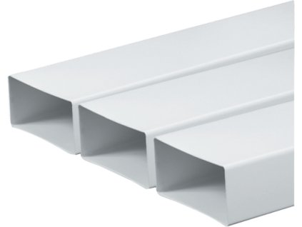 Kanál plochý 1 m bílá