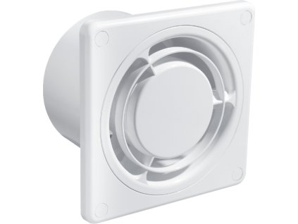 Ventilátor KLASIK Ø 100 mm bílá