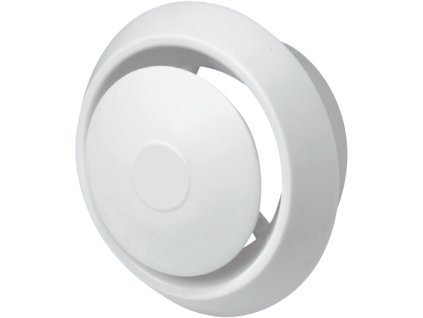 Ventil s regulací Ø 170 / 125 mm bílá