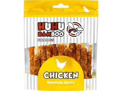 VO Huhubamboo tyčinka z buvolí kůže s kuřecím  250 g