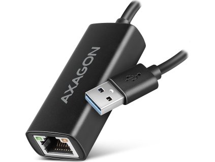 AXAGON ADE-AR, USB-A 3.2 Gen 1 - Gigabit Ethernet síťová karta, Realtek 8153, auto instal