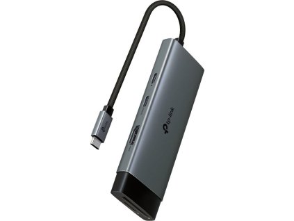 TP-Link UH7020C USB-C Hub na 1x USB-C, 1x HDMI 4K při 60Hz, 1x USB-C 100W PD, 2× USB-A, SD