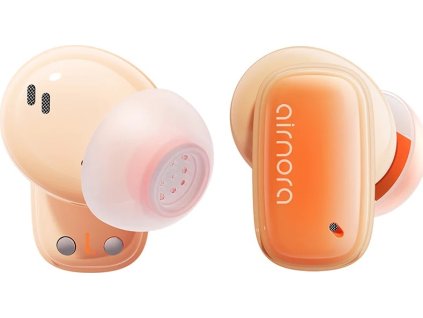 Baseus AirNora 2/ANC/BT/Bezdrát/Oranžová