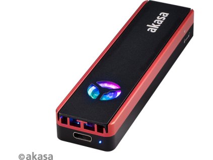 AKASA USB 3.2 Gen 2 ext. rámeček pro M.2 SSD RGB