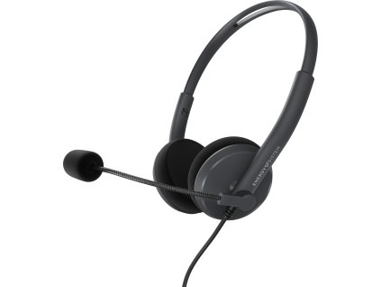 Energy Sistem Headset Office 2, komunikační sluchátka s mikrofonem, černá
