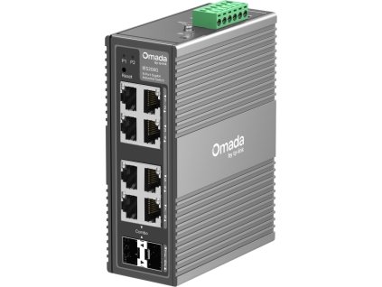 TP-Link IES208G - 8-portový Omada Industry Switch, 6x GLAN, 2x Combo Gigabit SFP
