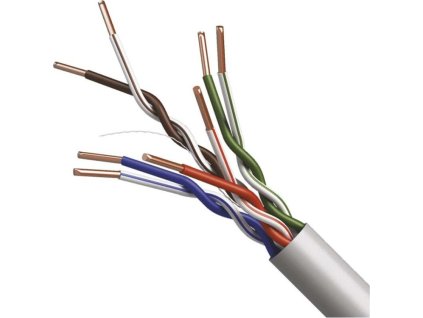 Datový kabel UTP CAT 5E PVC Basic, 100m