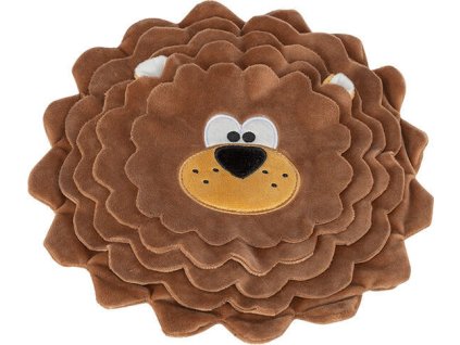 DOG ACTIVITY lev, šustící koberec na pamlsky, ø 26 cm, polyester, hnědá