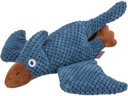 Be Eco Pterosaurus, hračka pro psy, se zvukem, 30 cm, polyester, modrá/hnědá