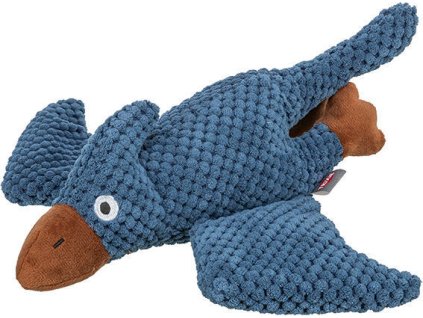 Be Eco Pterosaurus, hračka pro psy, se zvukem, 30 cm, polyester, modrá/hnědá