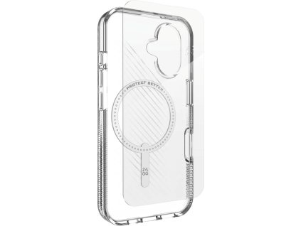 ZAGG Bundle Luxe SNAP PCR sklo 360 Apple iPhone 16 Plus Průhledný
