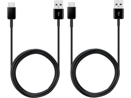 Samsung Kabel USB/USB-C 1,5m (sada 2ks) EP-DG930MBEGWW černý
