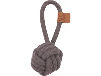 M-Pets Coto bavlněná hračka uzel, šedý 6,5cm