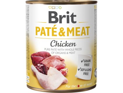 konzerva Brit Pate & Meat Chicken 800 g