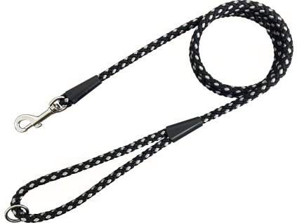 HUHUBAMBOO vodítko UZLÍK lanové 1x150cm, černo-šedé