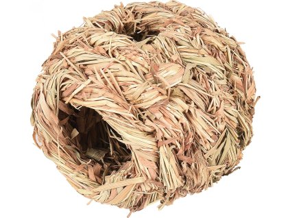 FLAMINGO přírodní úkryt koule SAT FRELLY GRASS BALL 4 otvory průměr 10cm