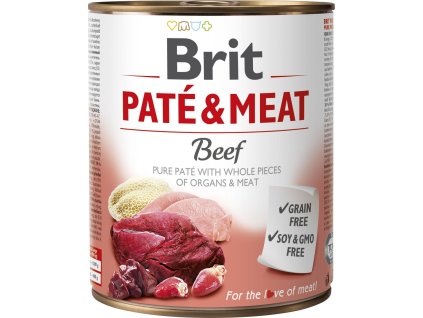 konzerva Brit Pate & Meat Beef 800 g
