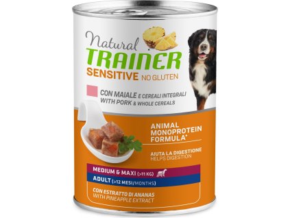 Konzerva Trainer Natural SENS NGl AD M&M vepřové&obil. 400g LT
