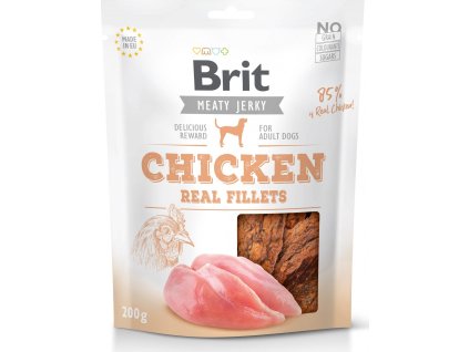 Brit Jerky Chicken Fillets 200g