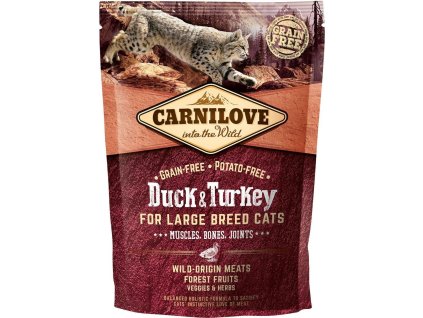 Carnilove Cat Grain Free Duck&Turkey LB Cat Muscles, Bones, Joints 400g