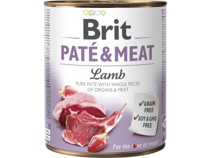 konzerva Brit Pate & Meat Lamb 800 g