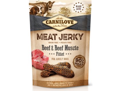 Carnilove Jerky hovězí filet 100 g