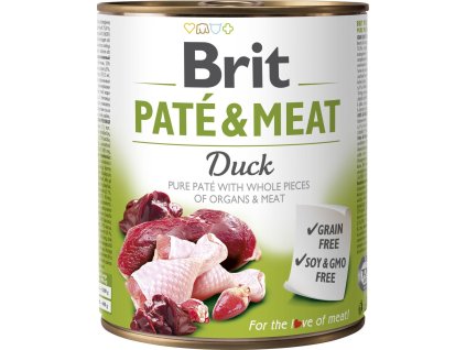 konzerva Brit Pate & Meat Duck 800 g