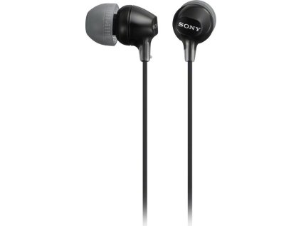 SONY sluchátka do uší MDREX15LPB/ drátová/ 3,5mm jack/ citlivost 100 dB/mW/ černá