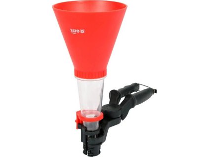 Nálevka na motorový olej s držadlem