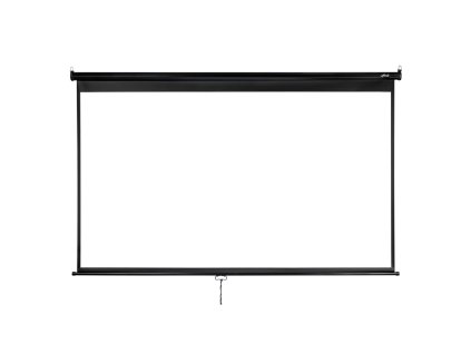 Nástěnné projekční plátno AVELI, 221x125cm (16:9) 100", černý tubus
