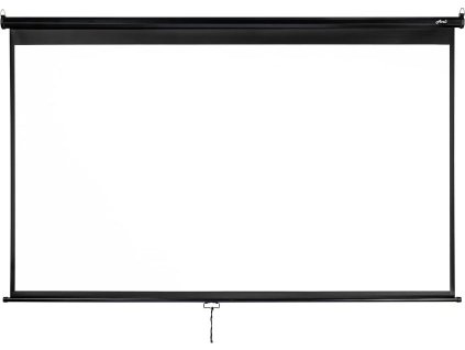 Nástěnné projekční plátno AVELI, 204x115cm (16:9) 92", černý tubus