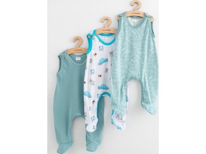 Kojenecké dupačky New Baby Classic II 3ks boy 68 (4-6m)