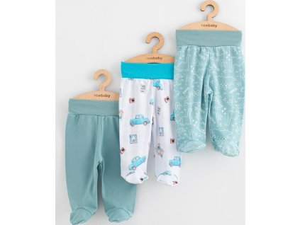 Kojenecké polodupačky New Baby Classic II 3ks boy 62 (3-6m)