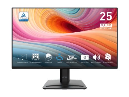 MSI Pro/MP252 E2/24,5"/IPS/FHD/120Hz/1ms/Black/2R