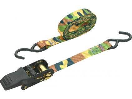 Popruh s ráčnou a háky 1ks 250daN 25mm x 5m KAMU