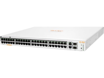 HPE Aruba Instant On 1960 48G PoE (40p Class4 + 8p Class6) 2XGT 2SFP+ 600W Switch