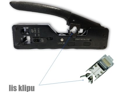 DATACOM Konektorovací kleště 8P+6P s lisem klipu